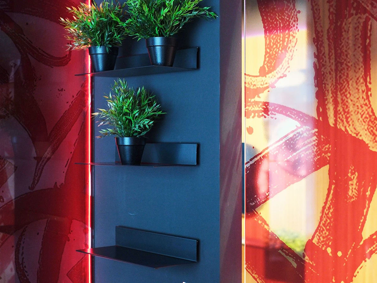 Металлическая полка Сет черного цвета 600 мм 947398  - фото 3