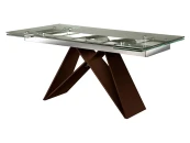 Mika Обеденный стол раздвижной коричневый 160/220