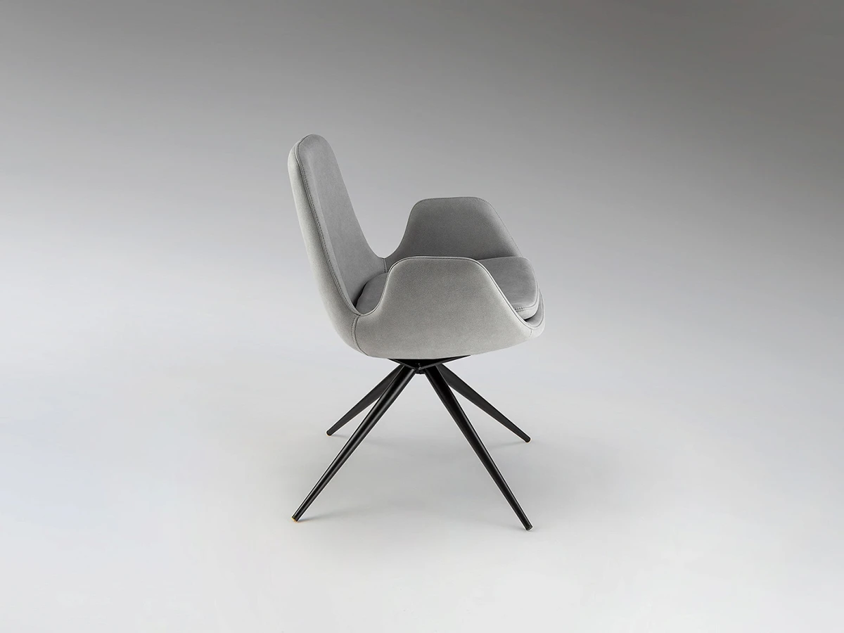 Zuna Кресло поворотное светло-серое 947484  - фото 3