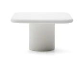 Уличный стол Addaia цемент, белый 135 x 135 см