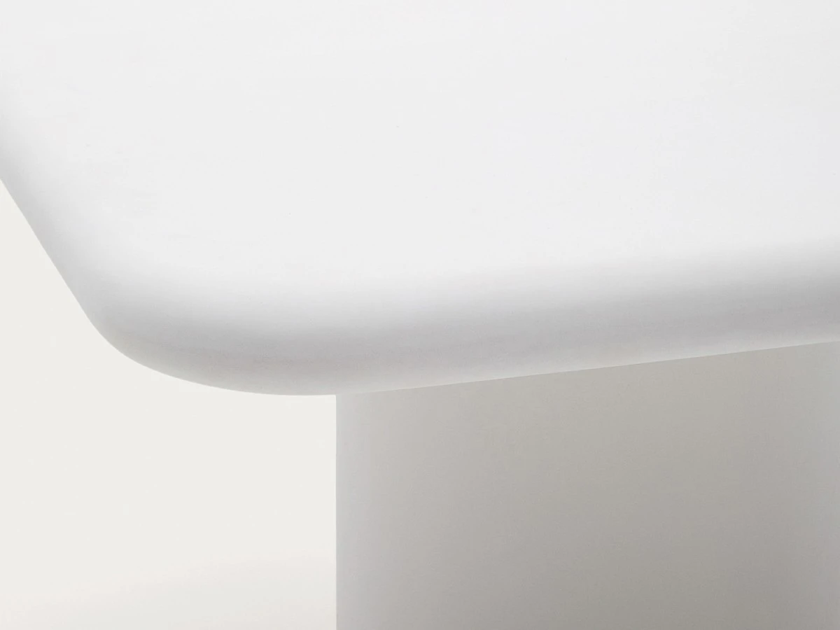 Уличный стол Addaia цемент, белый 135 x 135 см 947589  - фото 4