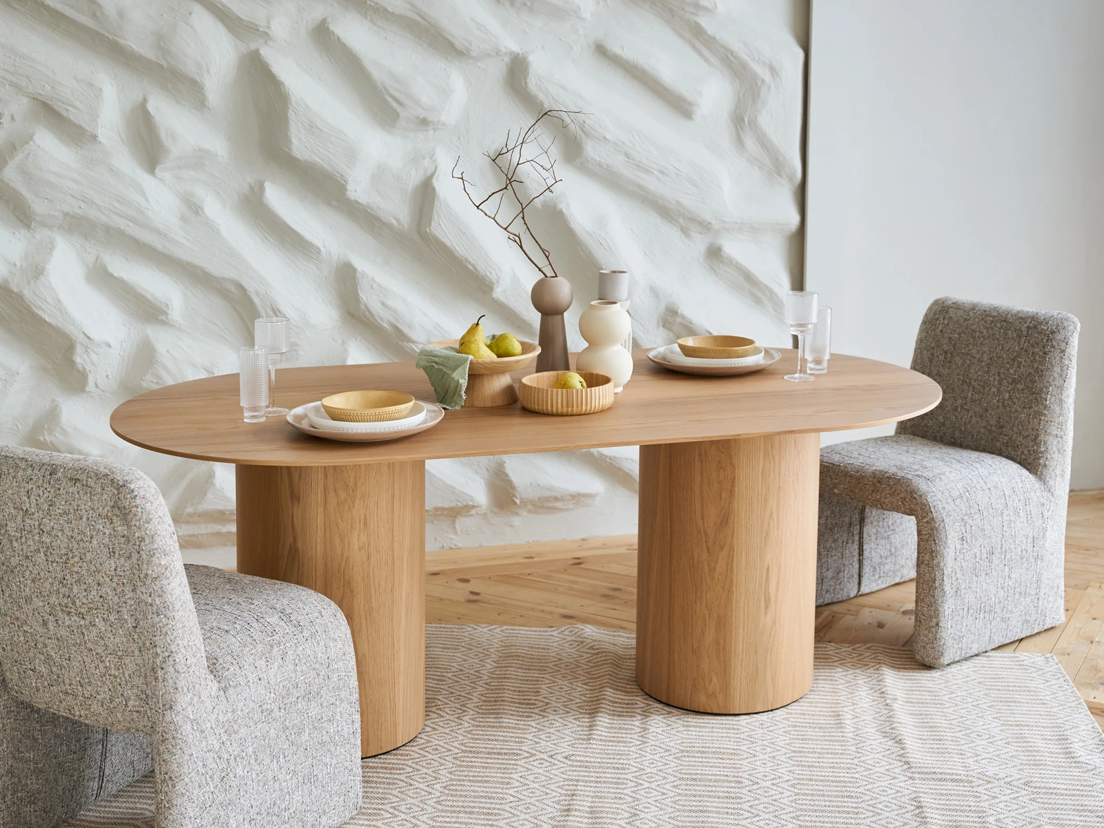 Стол обеденный овальный Mono 180х100 947935  - фото 7