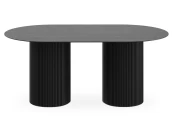 Стол обеденный овальный Mono Stripe 180х100