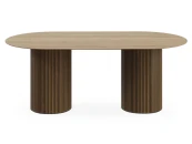 Стол обеденный овальный Mono Stripe 200х100