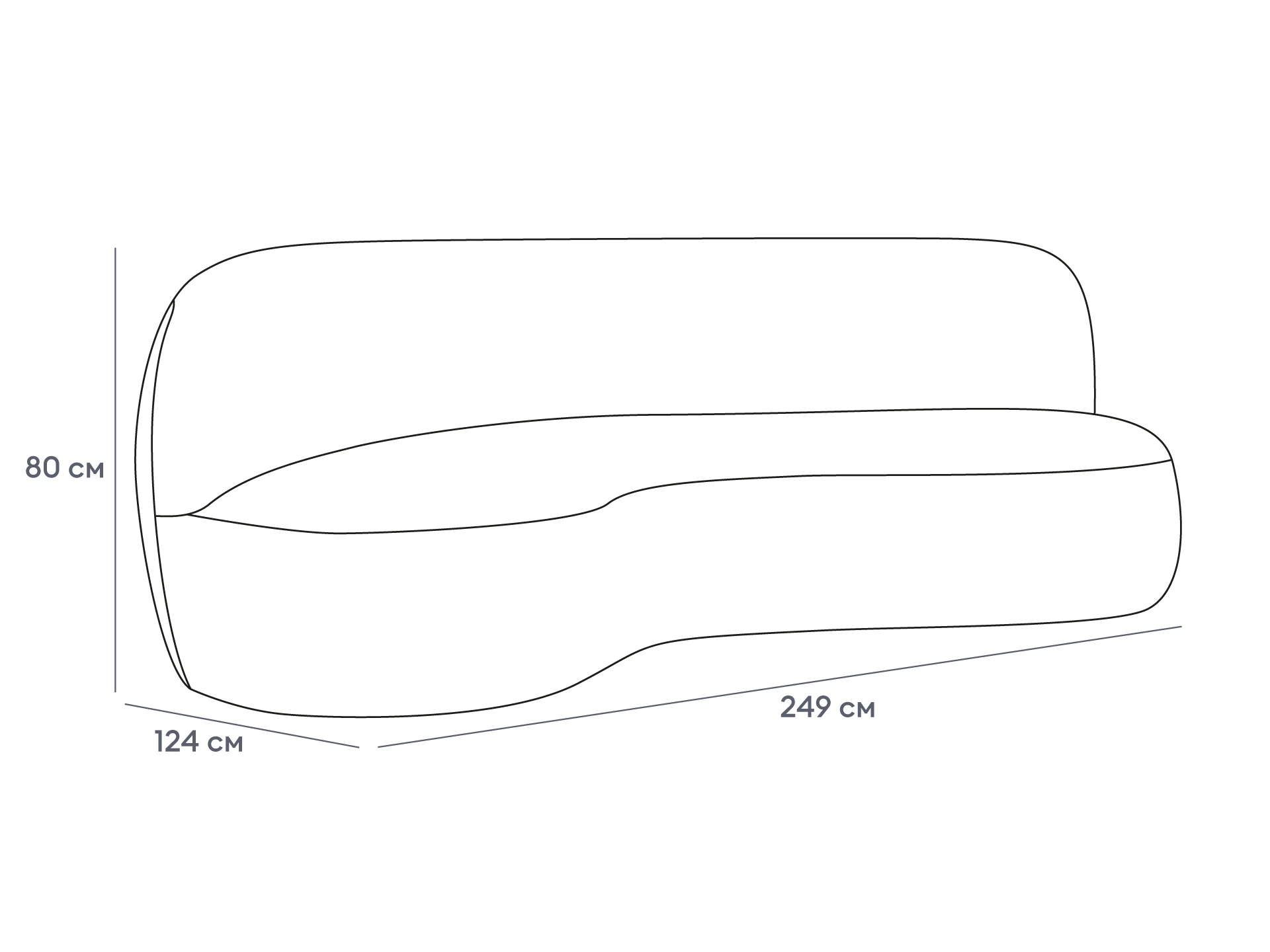 Диван Patti 2400 948030  - фото 3