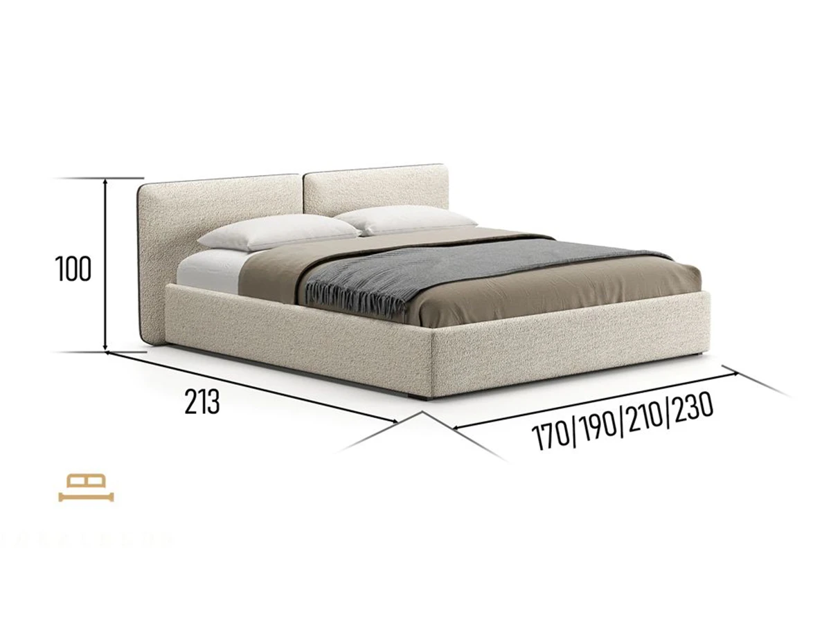 Двуспальная кровать Assai 948137  - фото 4