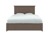 Кровать с жесткой спинкой, с подъемным ортопедическим основании Tesoro