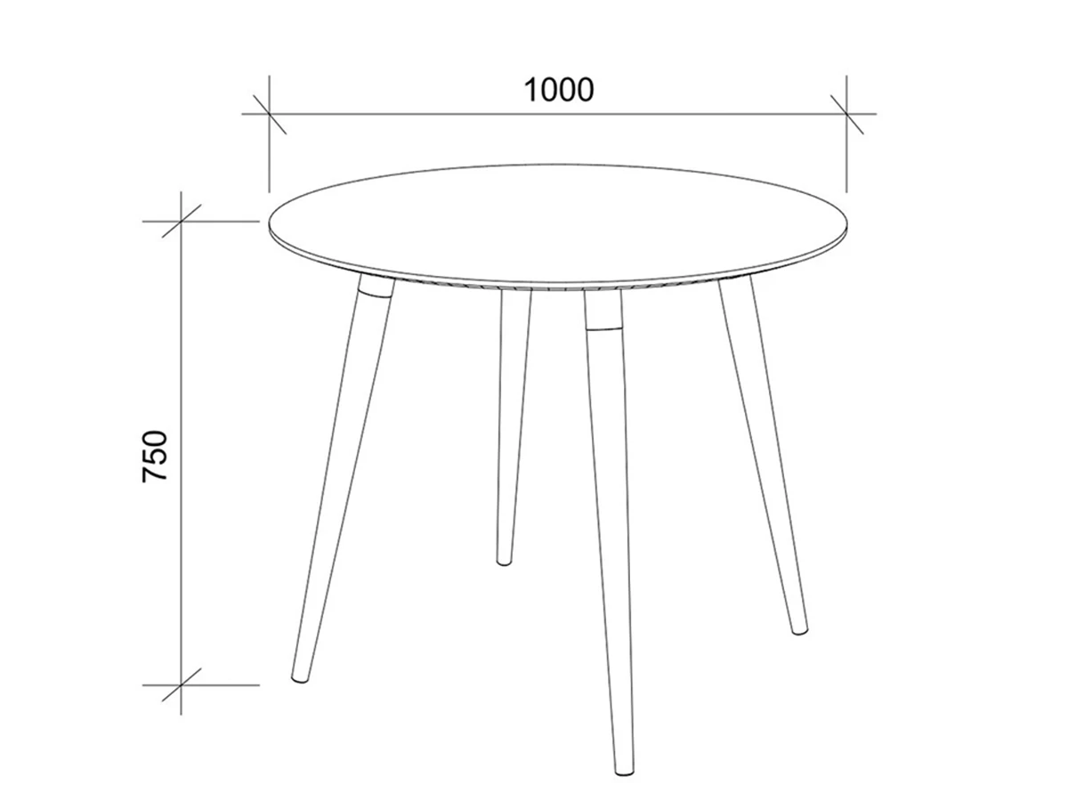 Обеденный стол BRUNO 949008  - фото 4