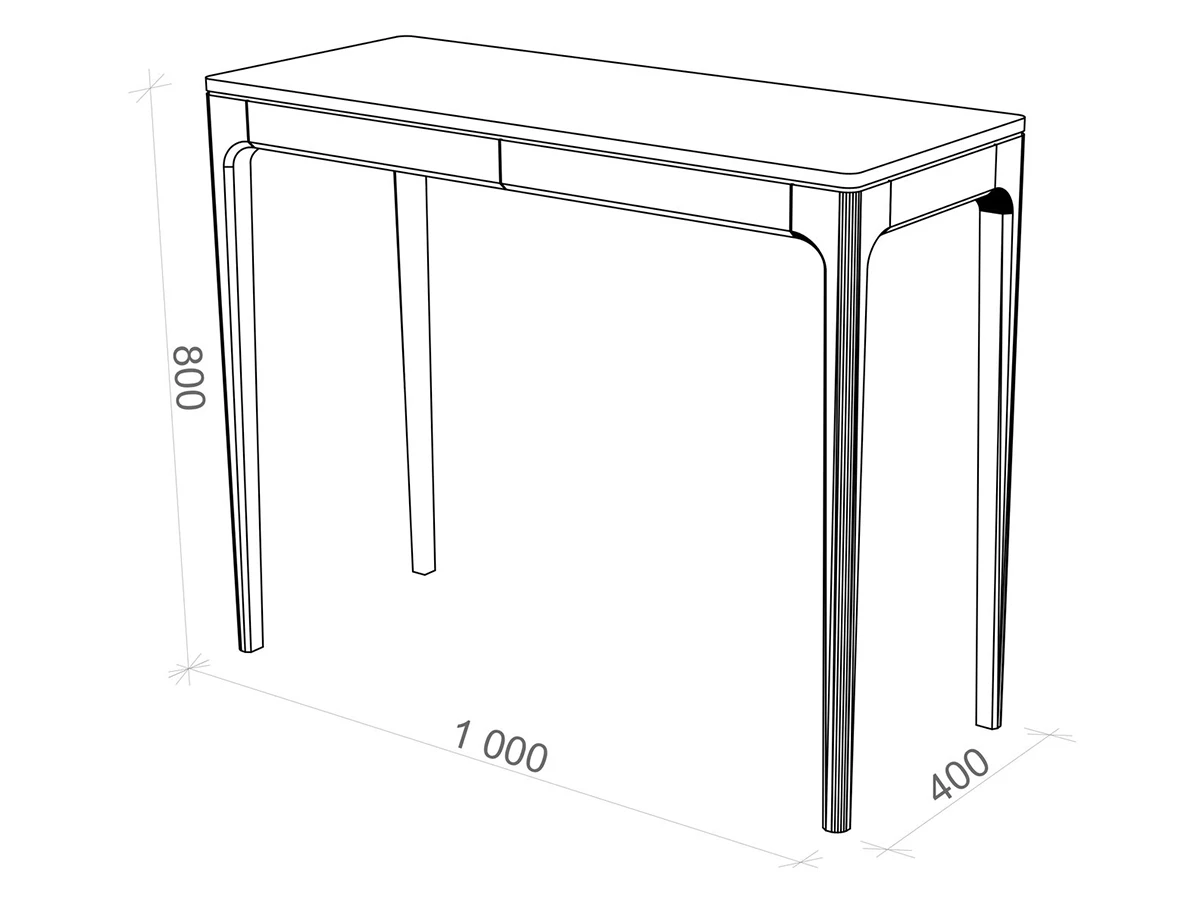 Консольный стол с ящиками FARGO 949177  - фото 5