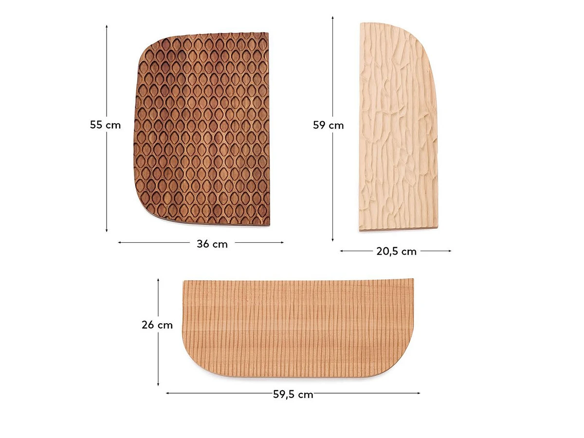 Стеновая панель из 3 частей Trivax 949948