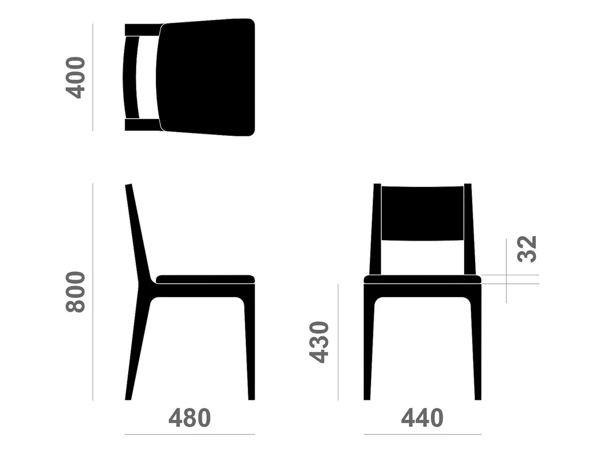 Стул FARGO с мягким сиденьем 950056  - фото 4