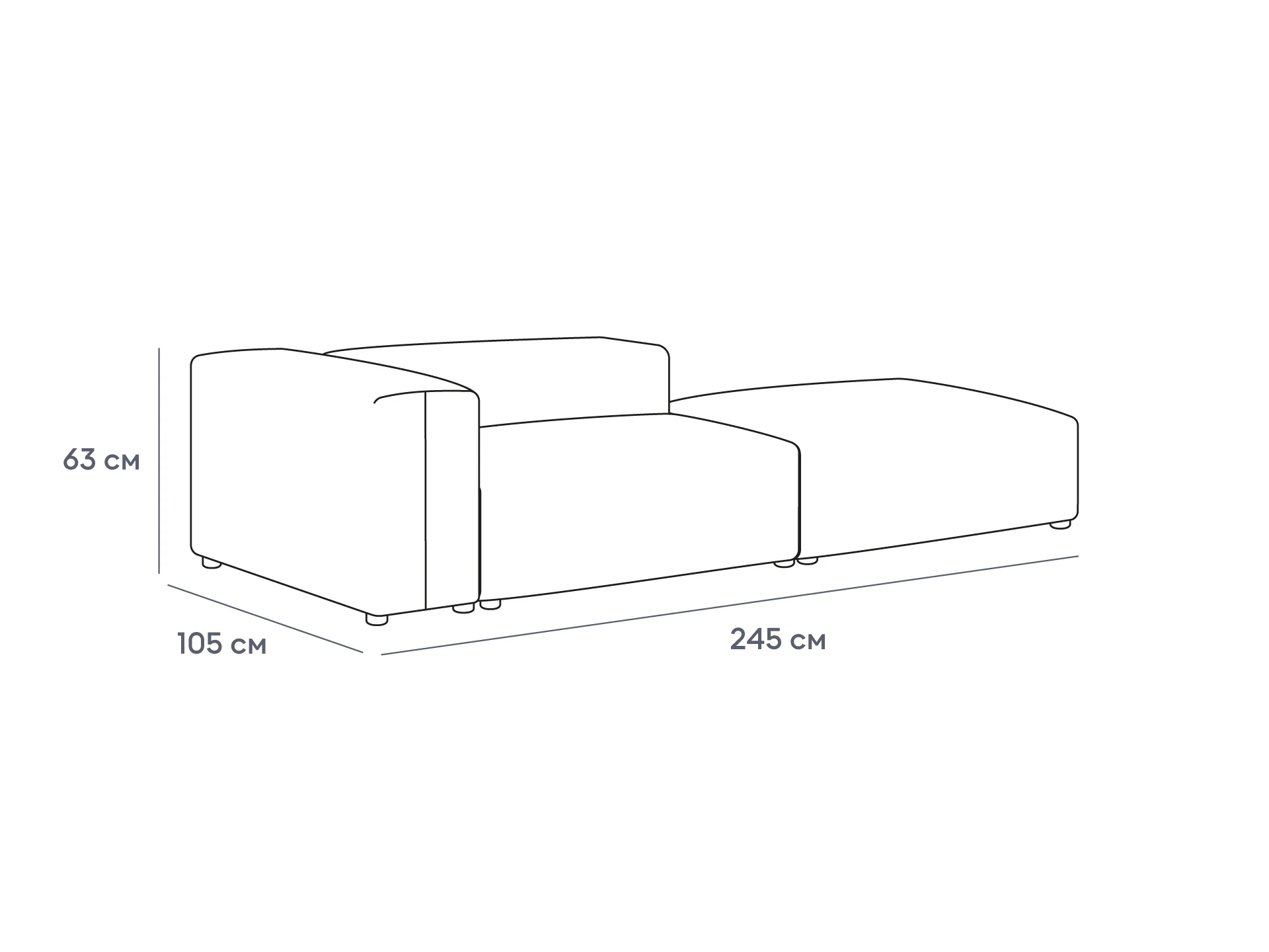 Модульный диван Sorrento 950500  - фото 7