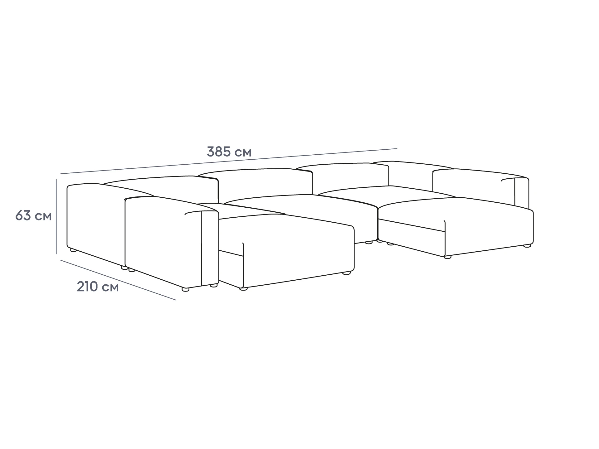Модульный диван Sorrento 950549  - фото 7