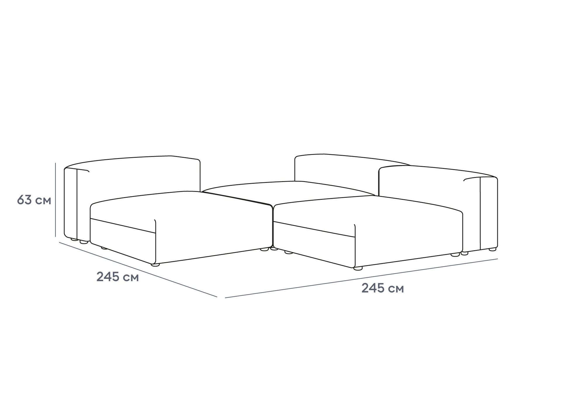Модульный диван Sorrento 950608  - фото 7