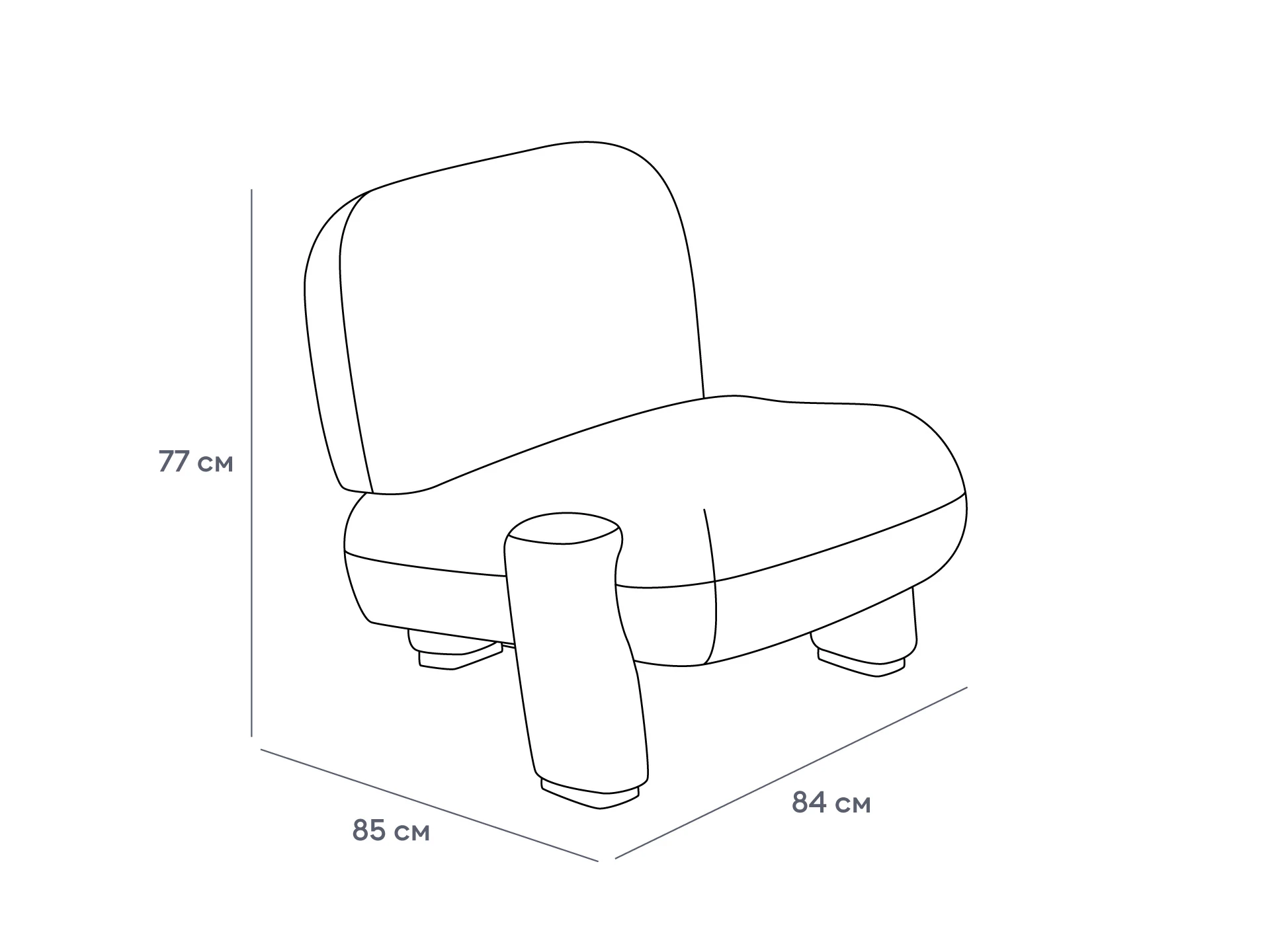 Кресло Orli 950714  - фото 8