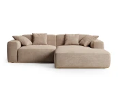 3-х местный нераскладной диван с кушеткой SAGA 008/021