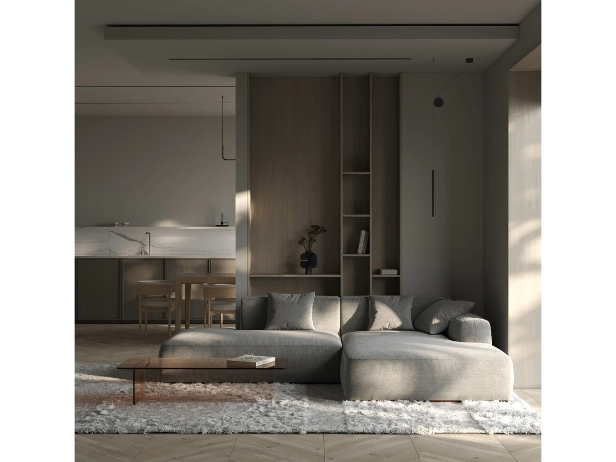 3-х местный нераскладной диван с кушеткой SAGA 012/021 951004  - фото 3