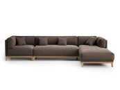 5-и местный нераскладной диван с кушеткой Case 903/921/914