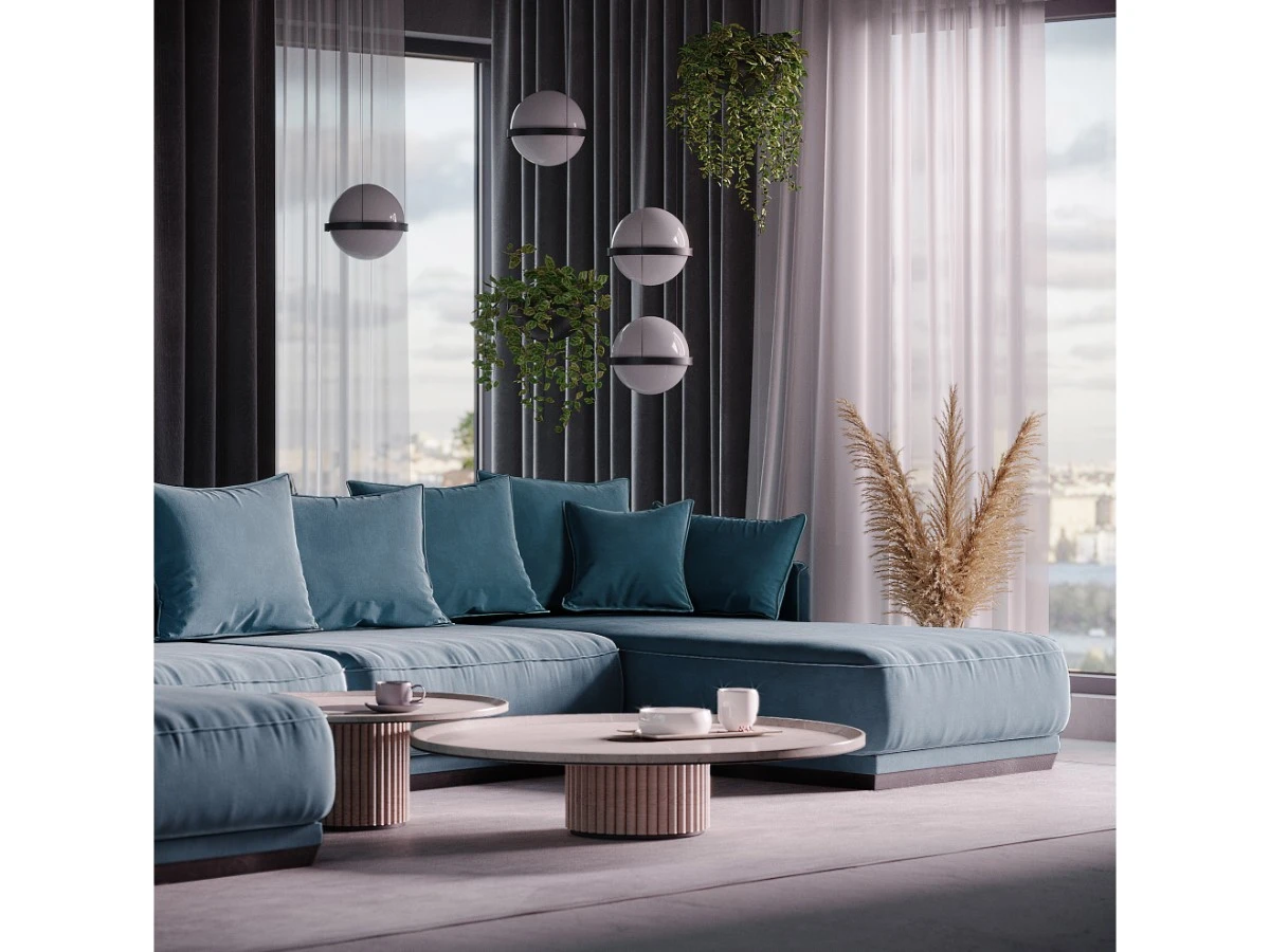 5-и местный нераскладной диван с кушеткой SOHO 801/805/812 951015  - фото 3