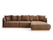 5-и местный нераскладной диван с кушеткой SOHO 801/805/812