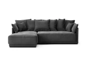 3-х местный нераскладной диван с кушеткой SOHO 809/824