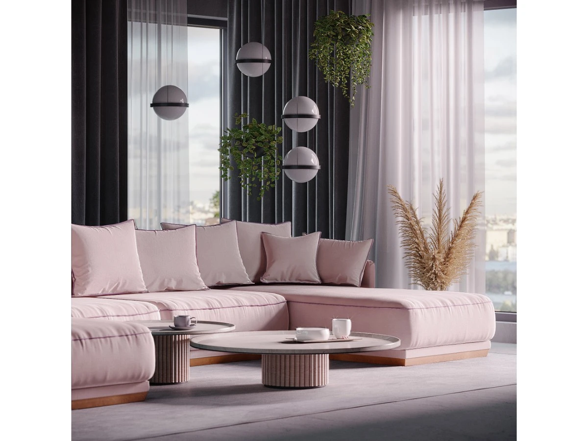 3-х местный нераскладной диван с кушеткой SOHO 813/802 951070  - фото 3