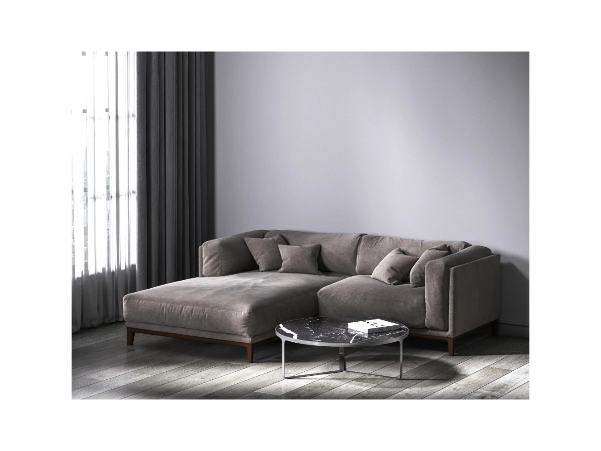 2-х местный нераскладной диван с кушеткой Case 909/904 951081  - фото 3