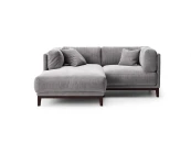 2-х местный нераскладной диван с кушеткой Case 909/904