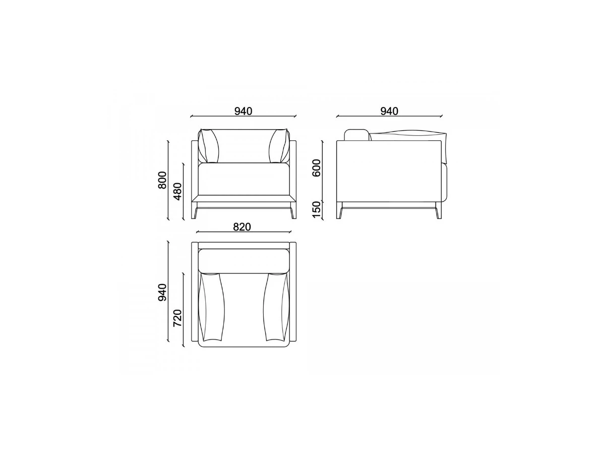 Кресло CASE 920 951125  - фото 6