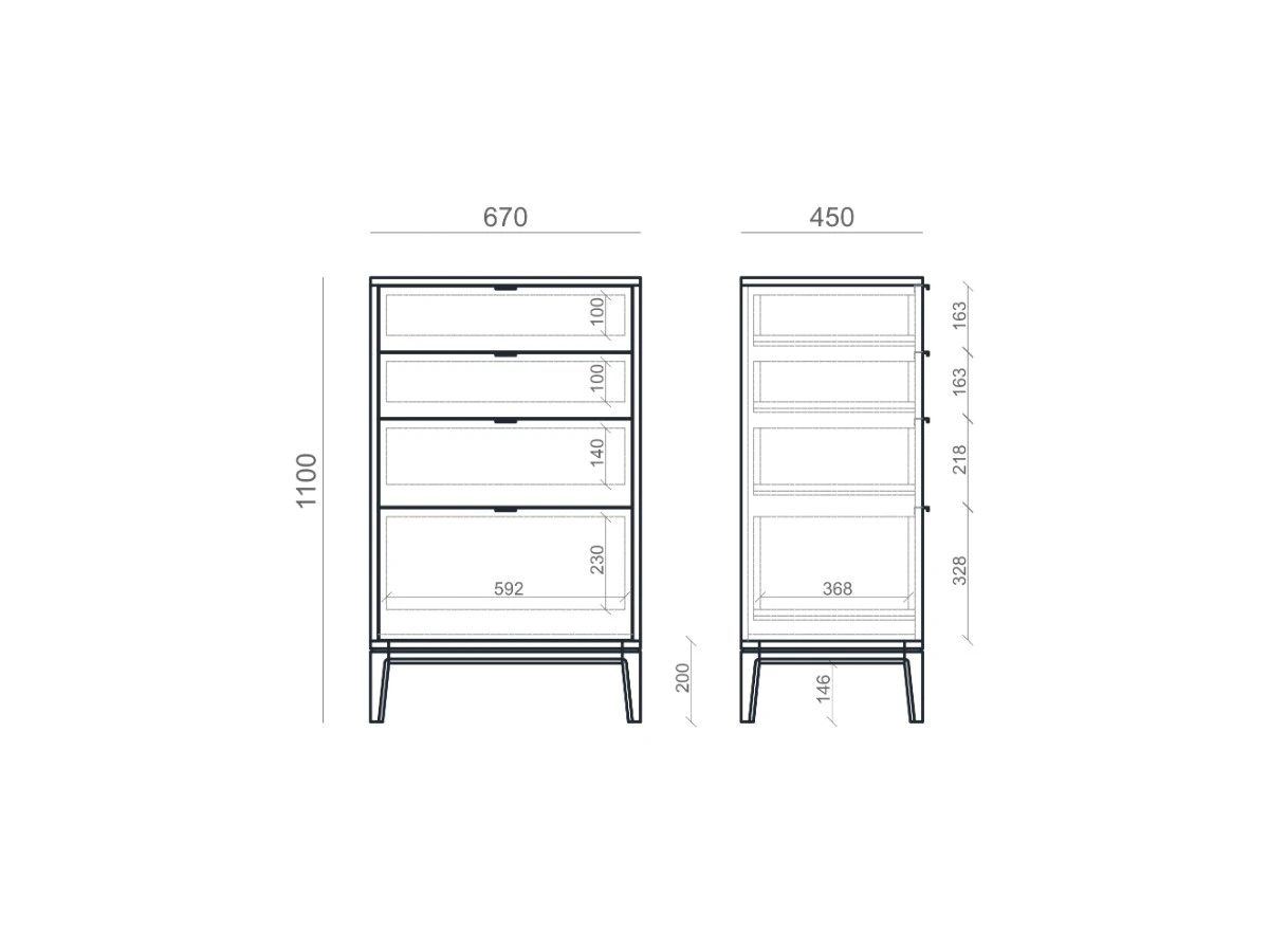 Высокий комод TL020 951163  - фото 6