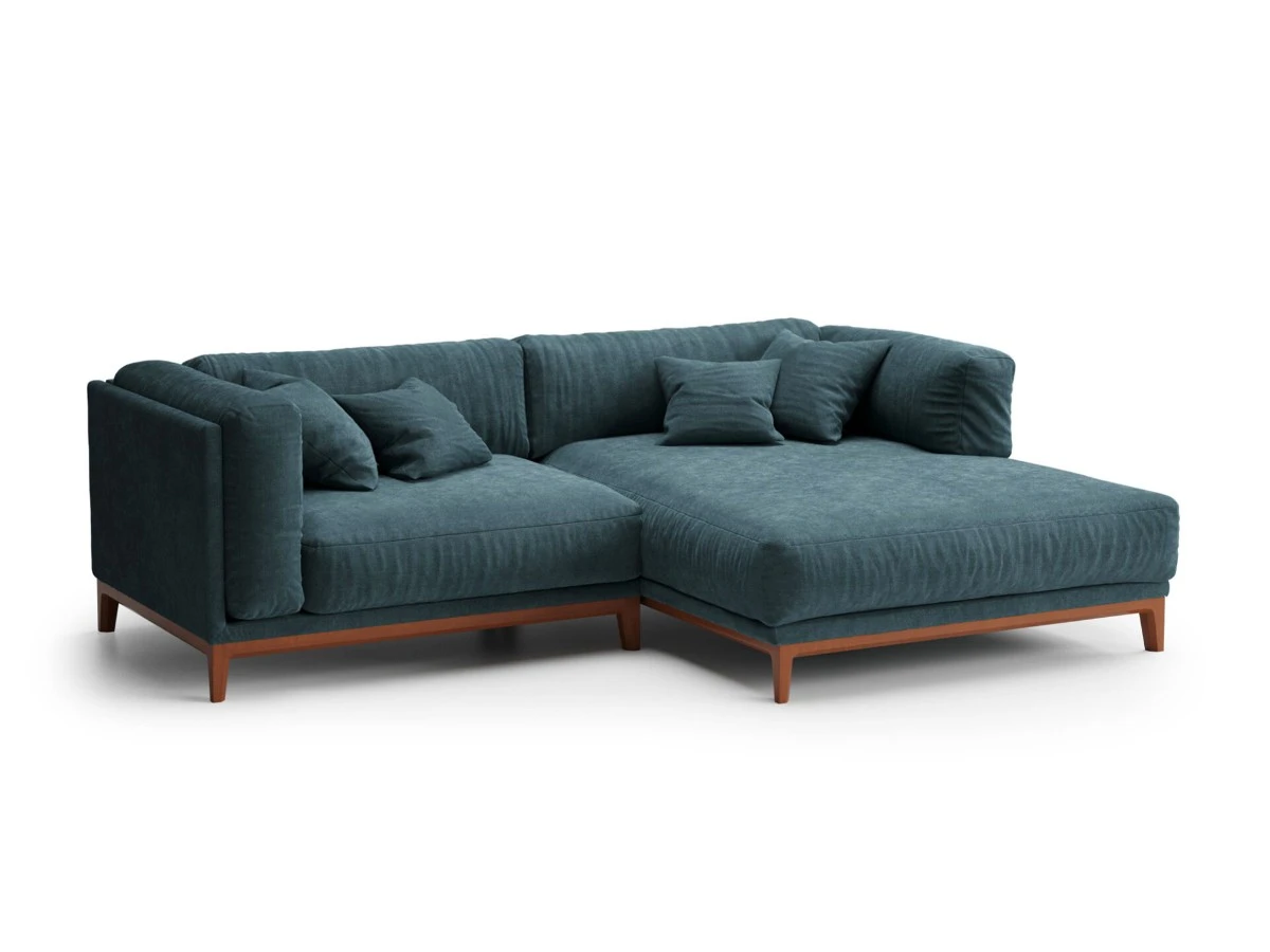 3-х местный нераскладной диван с кушеткой Case 901/908 951192