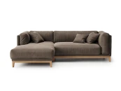 3-х местный нераскладной диван с кушеткой Case 909/924