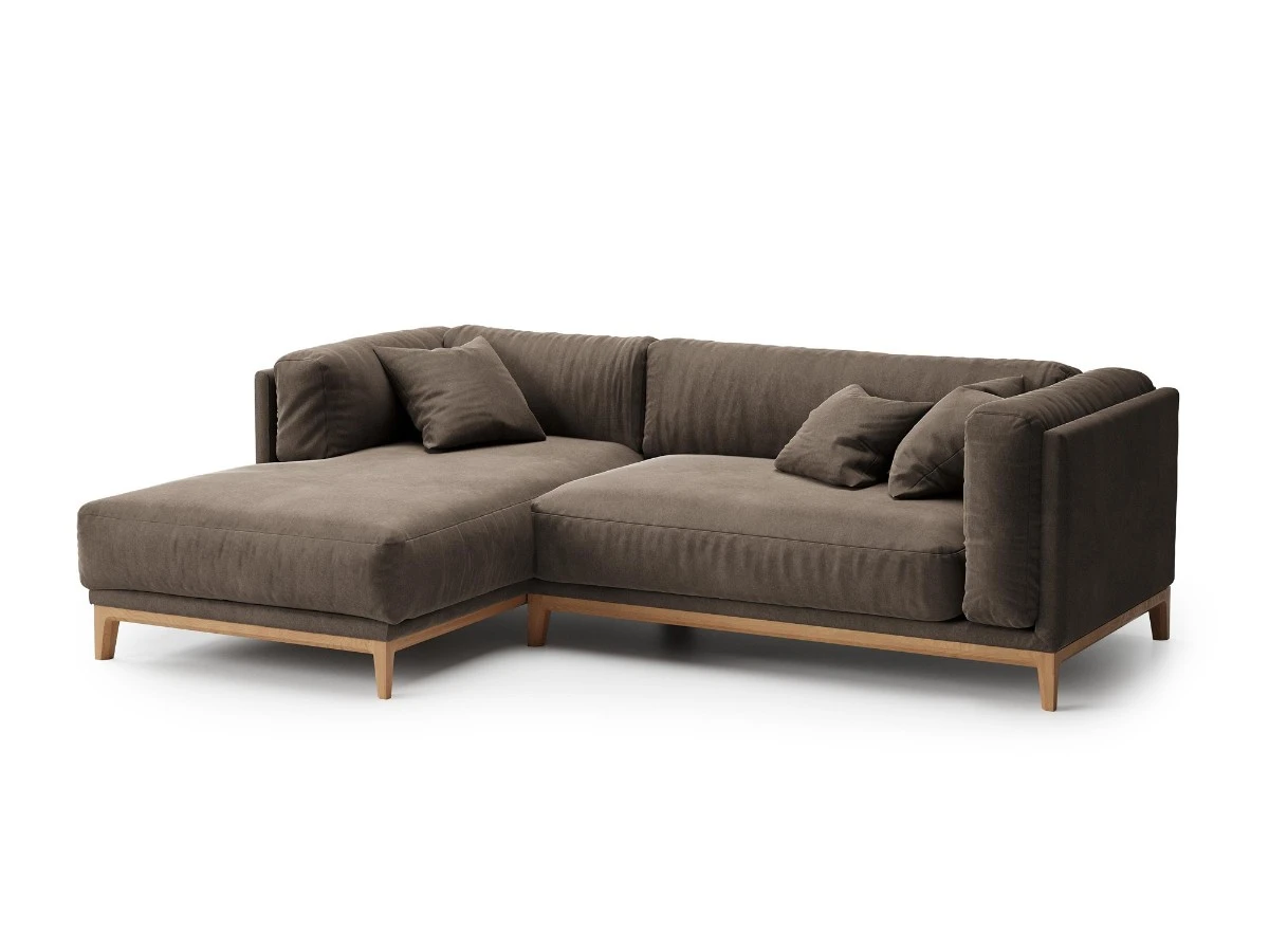 3-х местный нераскладной диван с кушеткой Case 909/924 951215