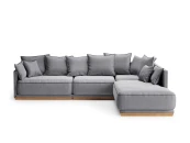 4-х местный нераскладной диван с кушеткой SOHO 801/805/818/828