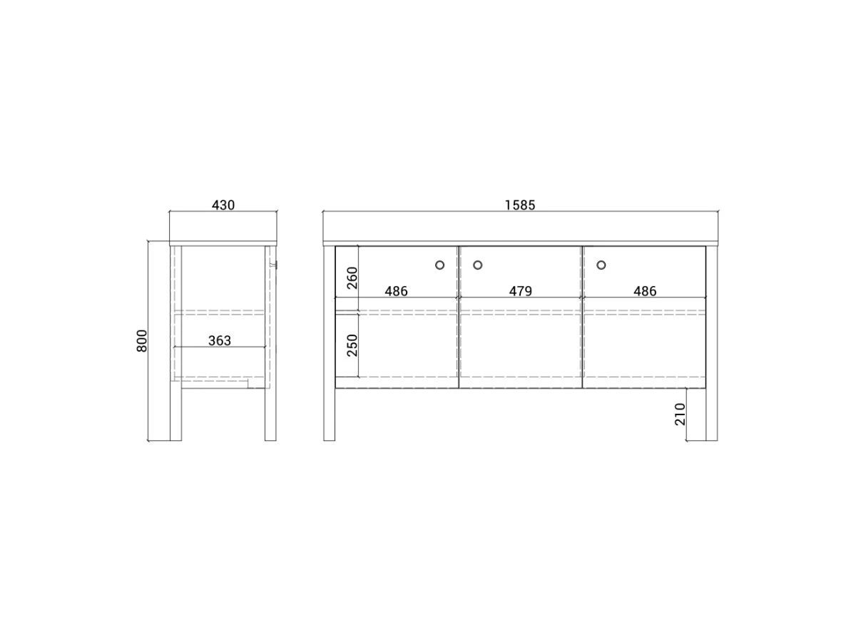 Комод BG004 951284  - фото 6