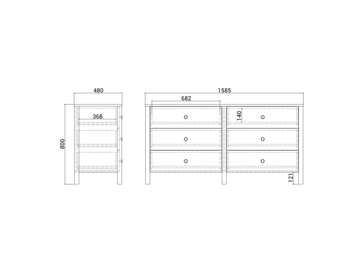 Комод BG005 951293  - фото 6