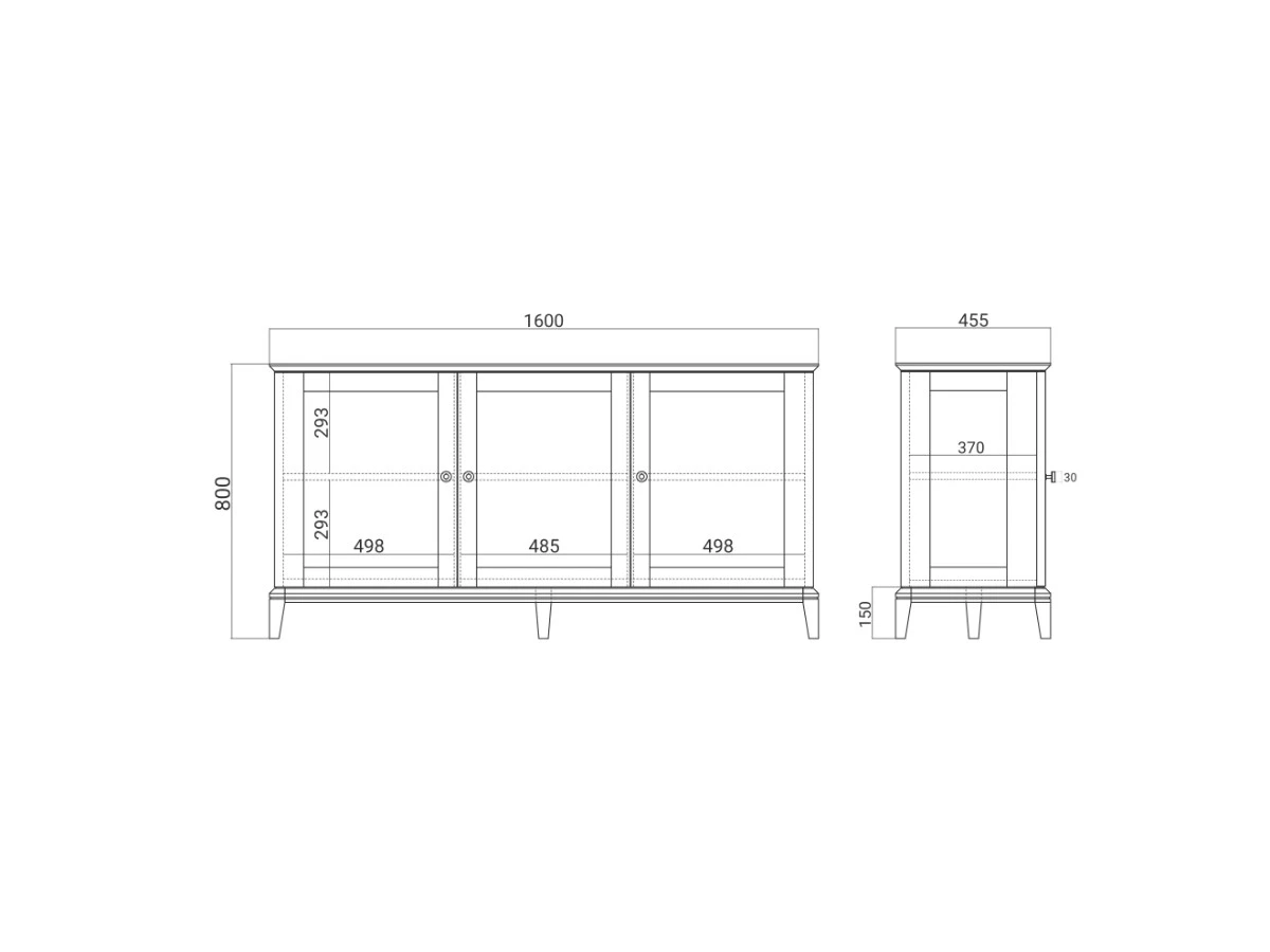 Низкая витрина CR158/2 951304  - фото 6