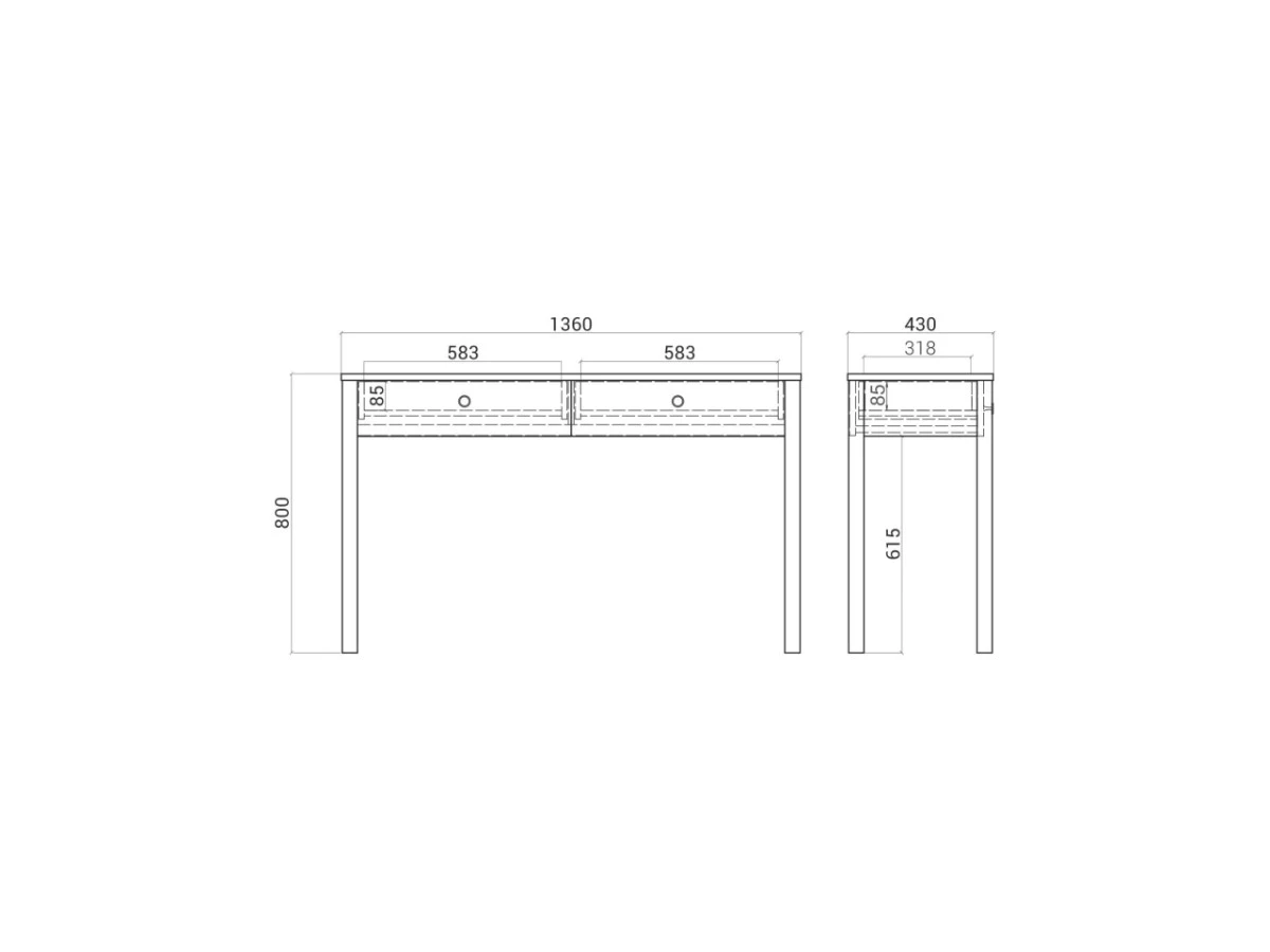 Консольный стол BG002 951390  - фото 6