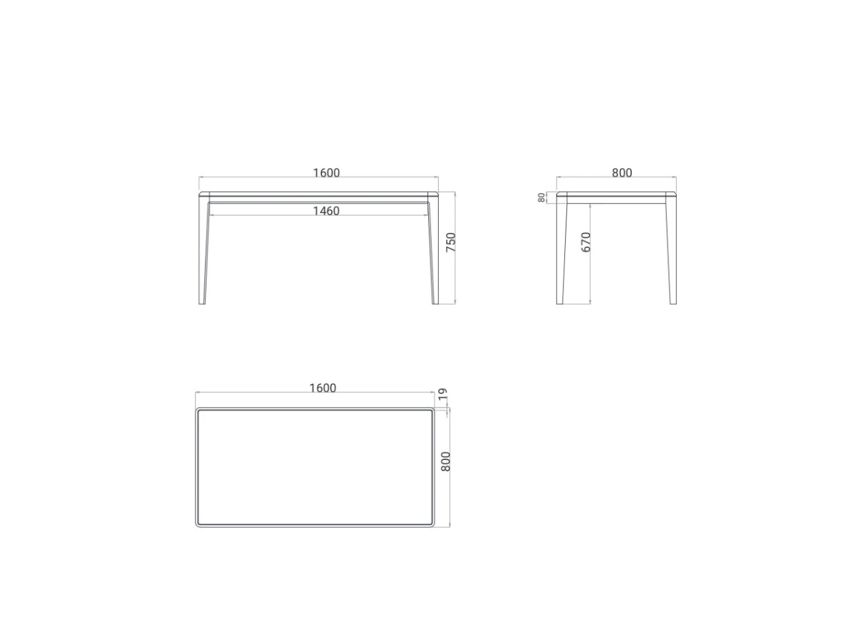 Обеденный стол CRYSTAL CRT025 951446  - фото 8
