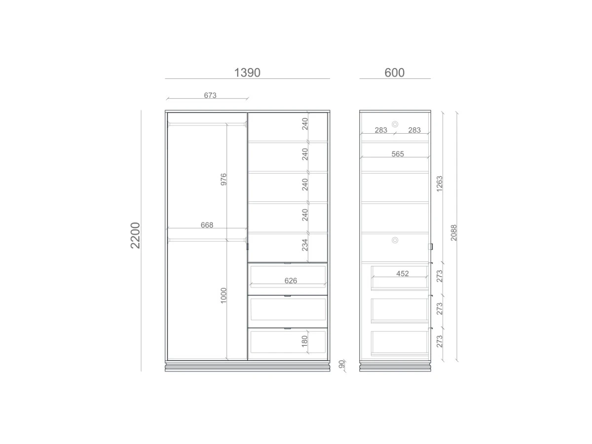 Шкаф TLD222 951471  - фото 6