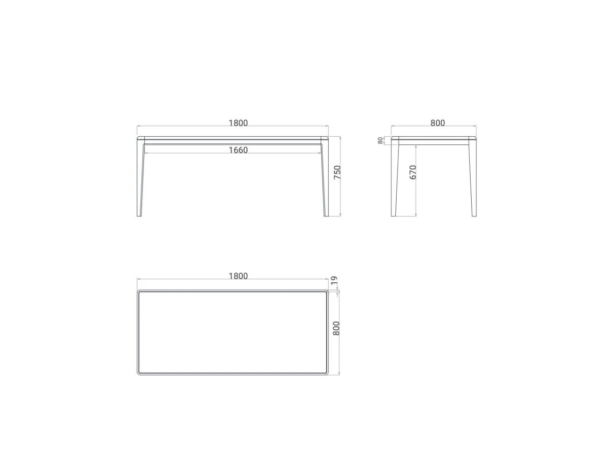Обеденный стол CRYSTAL CRT029 951614  - фото 8