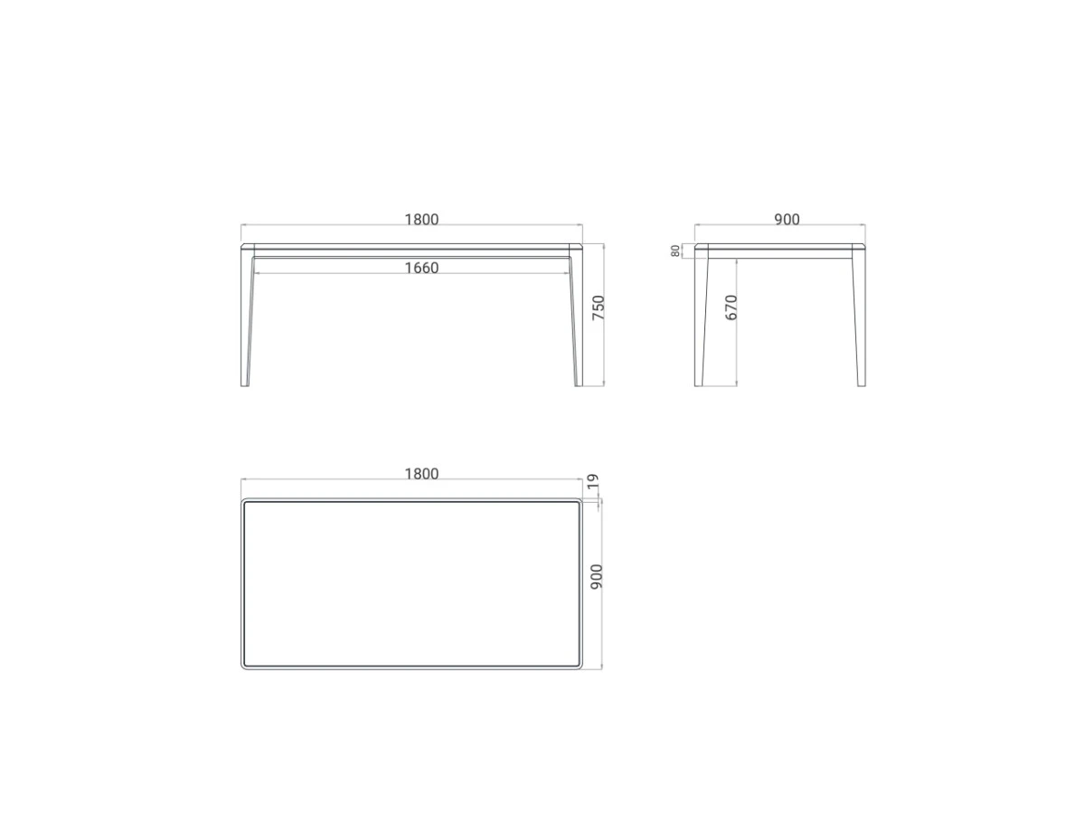 Обеденный стол CRYSTAL CRT030 951721  - фото 8