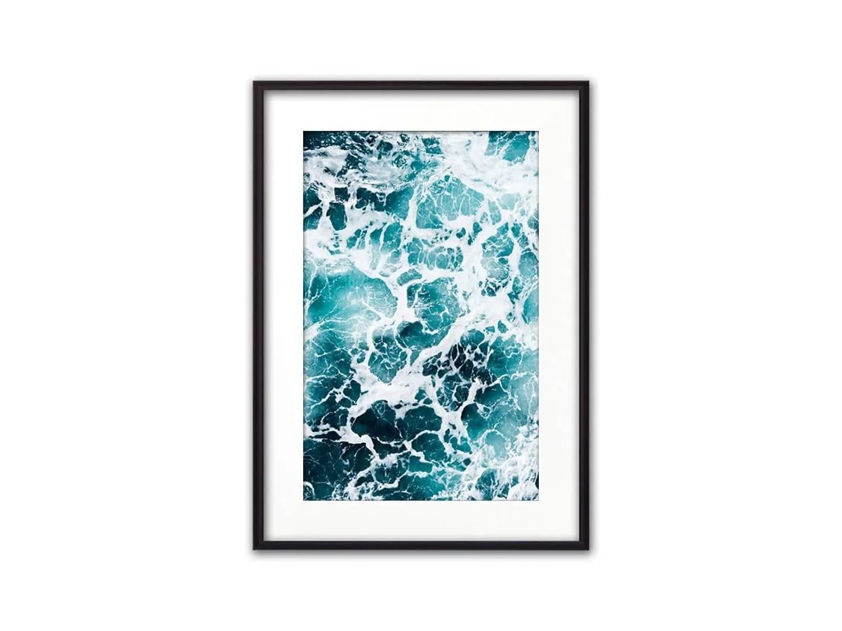 Постер в рамке Море с высоты 21х30 см 648150  - фото 1