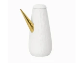 Декоративный горшок Long Mouth черный высота 31