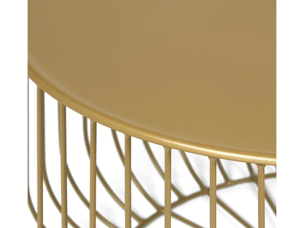 Кофейный стол Flat cage диаметр 65 952214  - фото 3