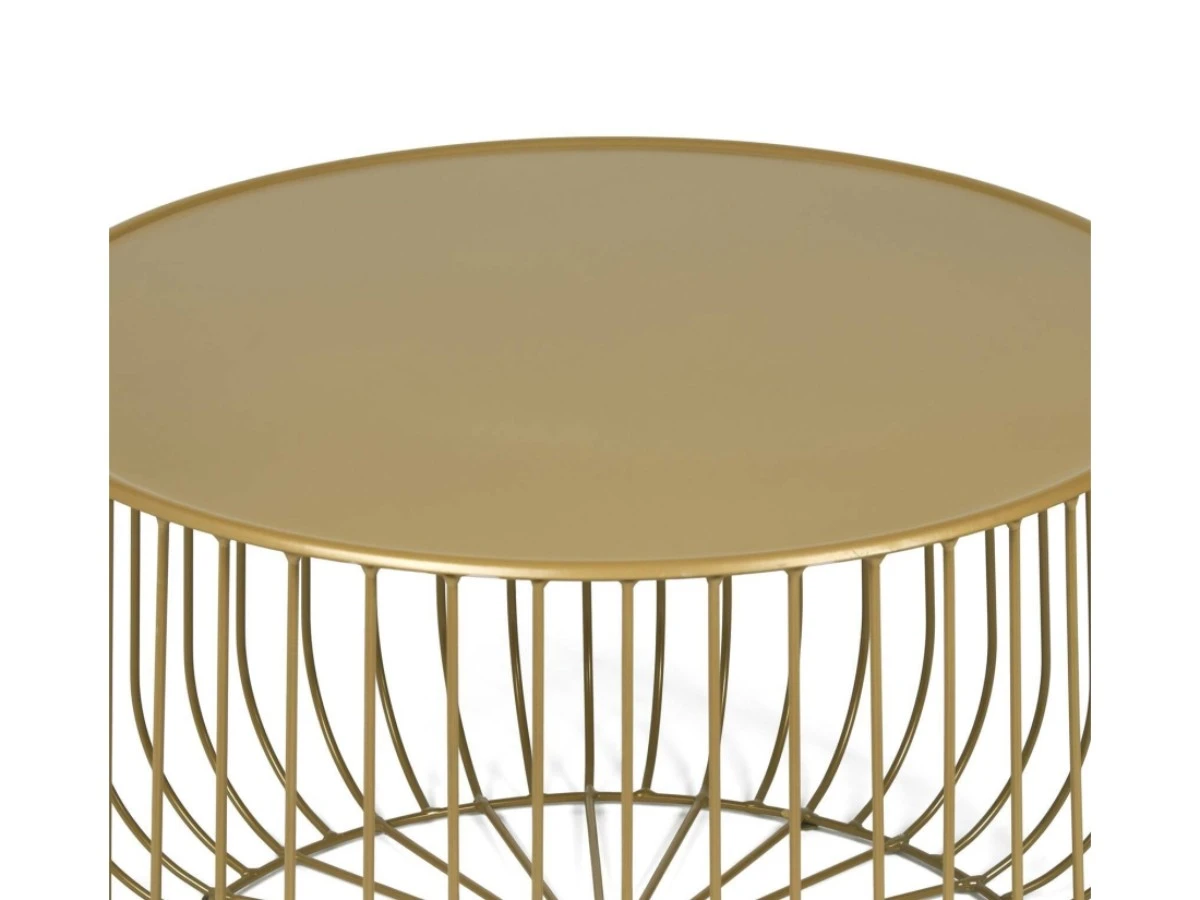 Кофейный стол Flat cage диаметр 65 952214  - фото 4