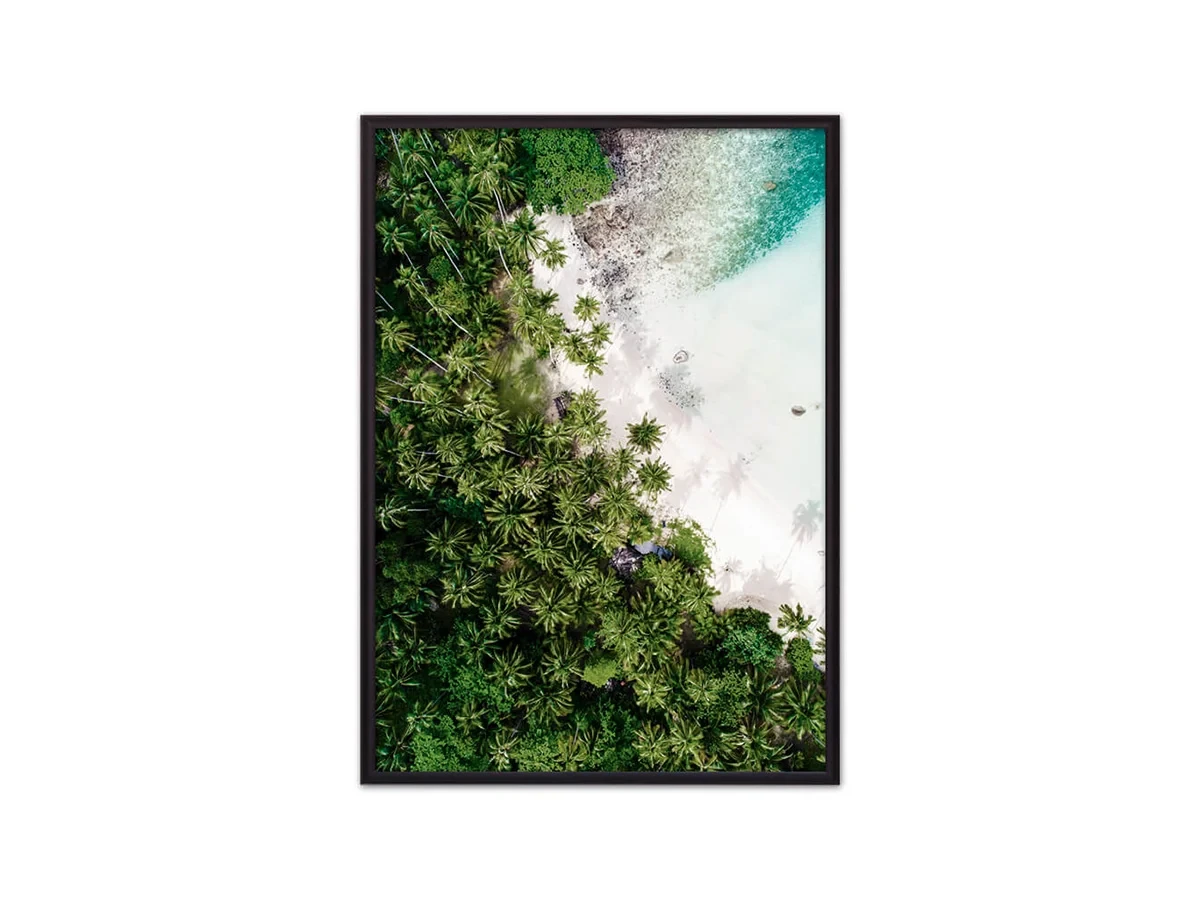 Постер в рамке Пальмовый лес 21х30 см 648238  - фото 1