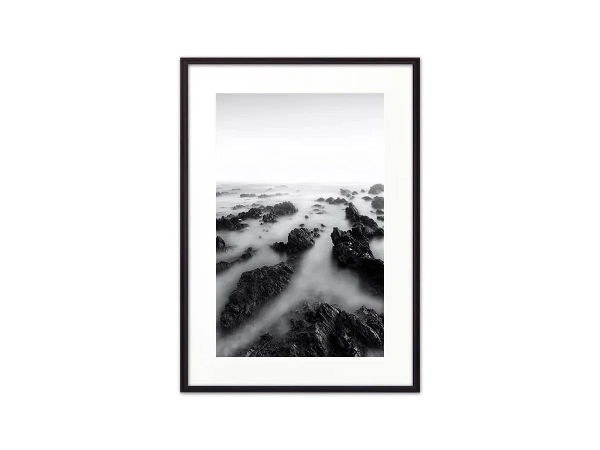 Постер в рамке Туман в горах 21х30 см 648278  - фото 1