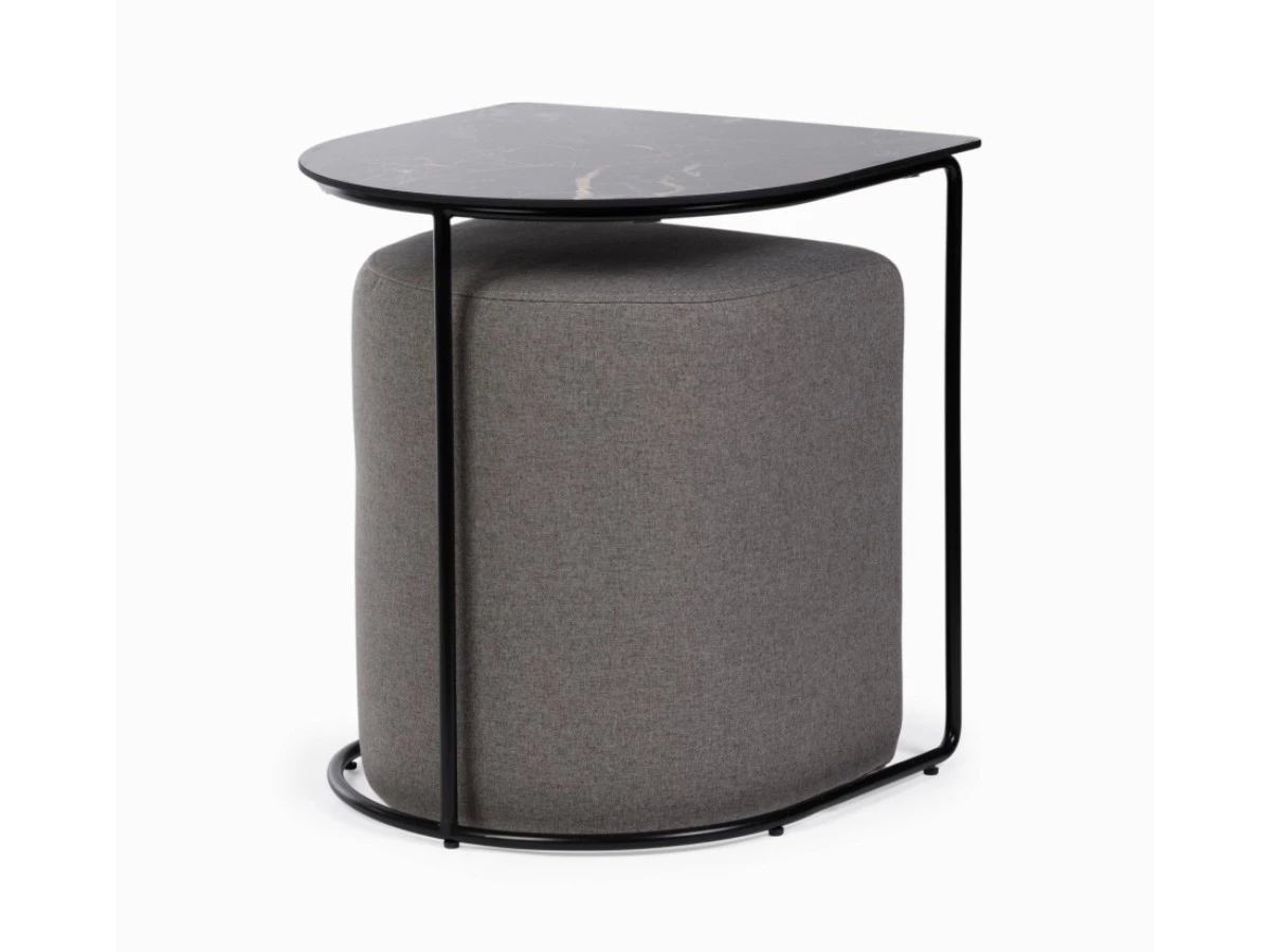 Кофейный стол с пуфом Eglens 44х42 952553