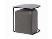 Кофейный стол с пуфом Eglens 44х42